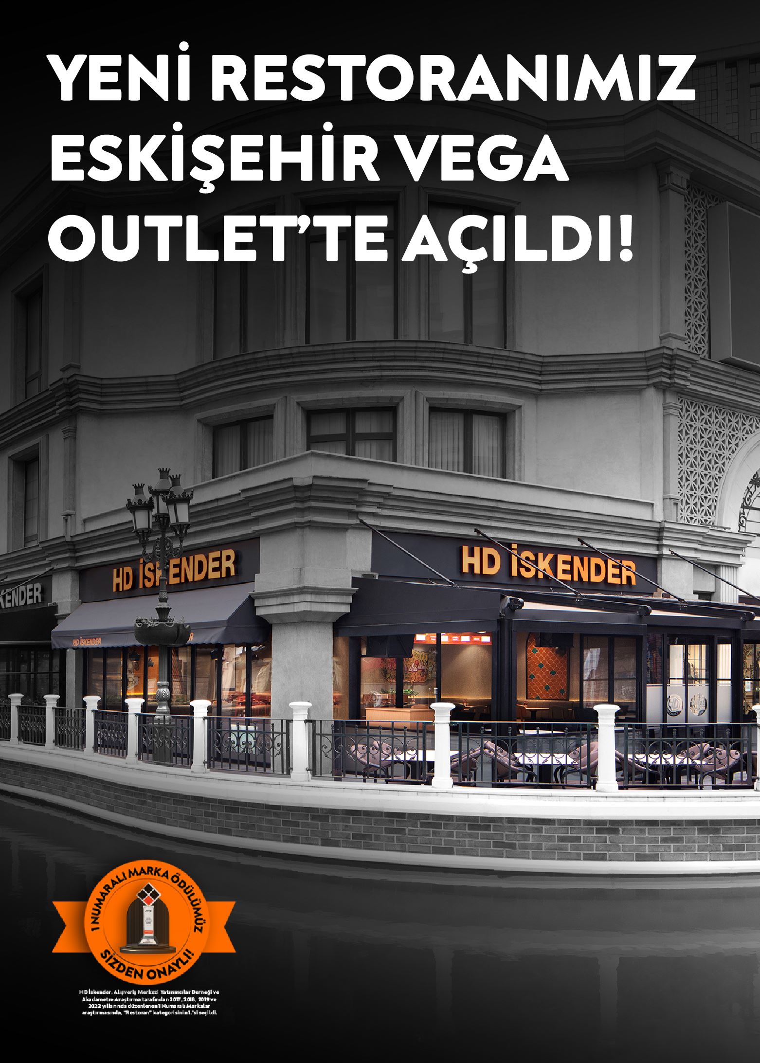 Yeni Restoranımız Eskişehir Vega Outlet'te Açıldı!